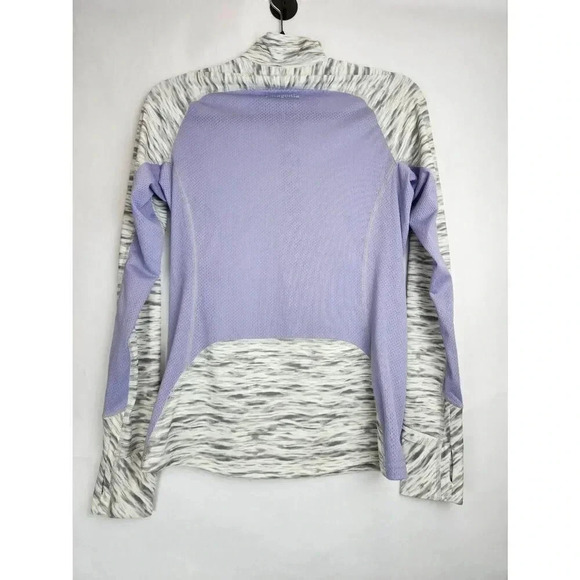 Patagonia Long Sleeve 1/4 zip shirt Purple Gray Small. - Picture 2 of 6